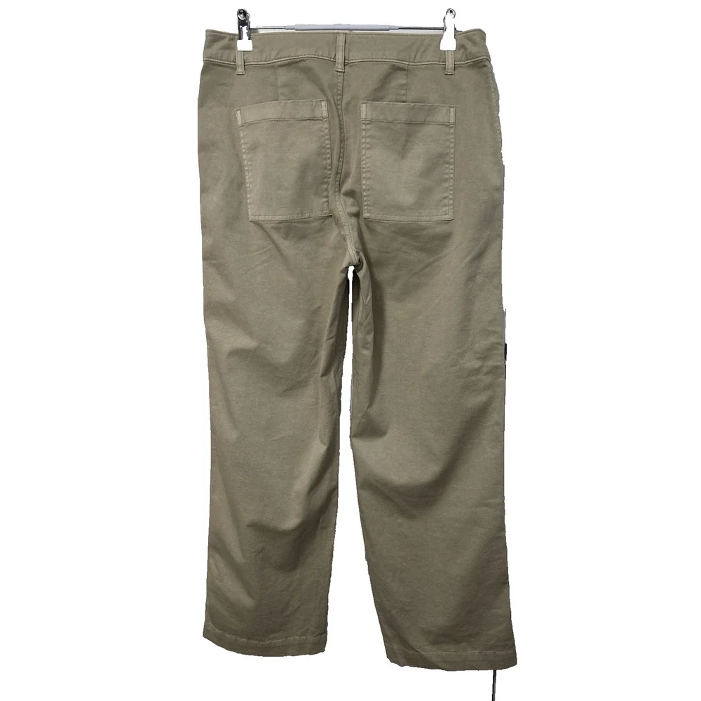 Universal Thread Women's 12 Beige Wide Leg Pants Festival Baggy Y2K 90's Neutral
